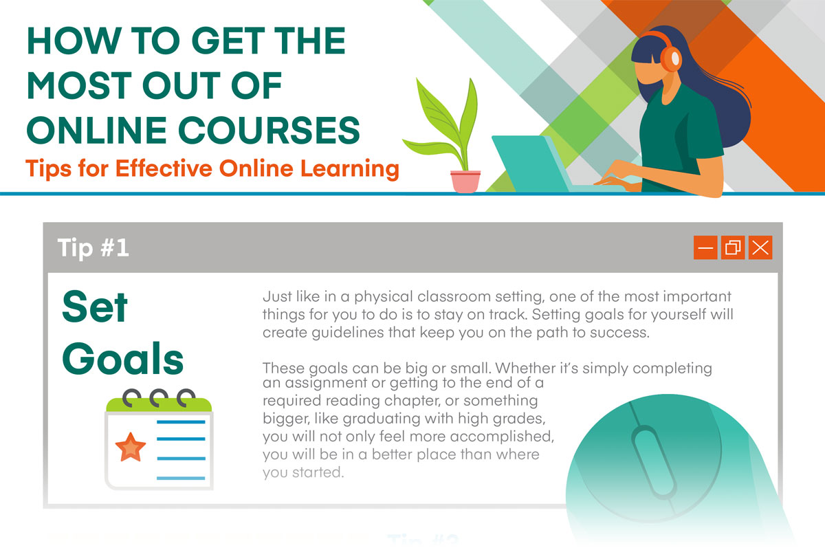 Tips for Effective Online Learning (Infographic)